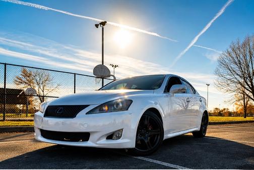 White 2009 Lexus IS 250 Base