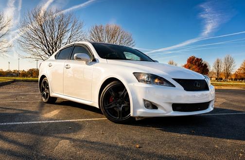 White 2009 Lexus IS 250 Base