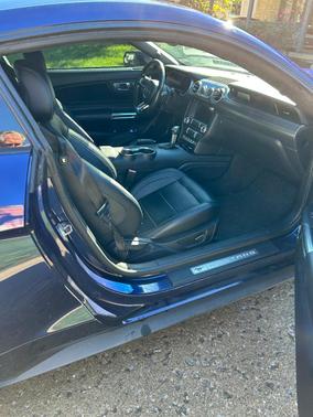 Blue 2018 Ford Mustang GT Premium