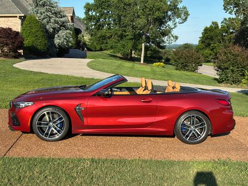 Red 2020 BMW M8 AWD