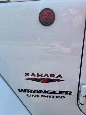 White 2014 Jeep Wrangler Unlimited Sahara