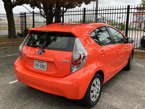 Orange 2012 Toyota Prius c Two