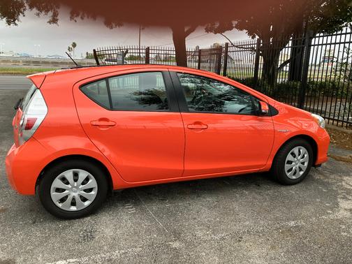 Orange 2012 Toyota Prius c Two