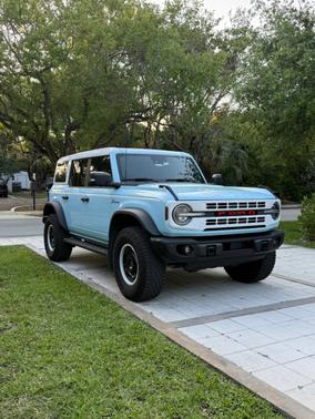 Blue 2023 Ford Bronco Heritage Limited Edition Advanced