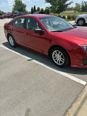 Red 2012 Ford Fusion S