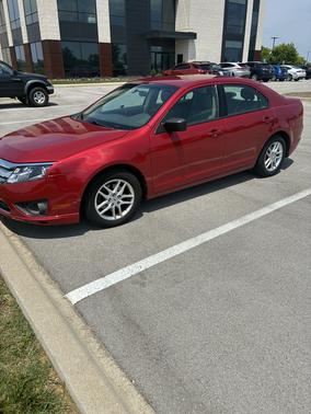Red 2012 Ford Fusion S