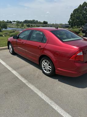 Red 2012 Ford Fusion S