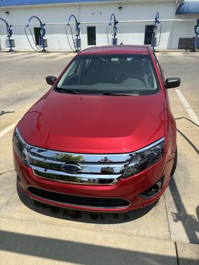 Red 2012 Ford Fusion S