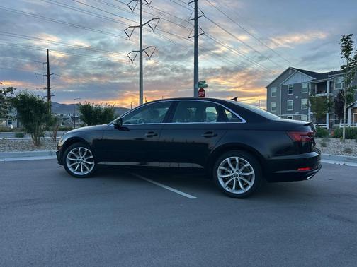 Black 2019 Audi A4 Titanium Premium