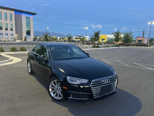 Black 2019 Audi A4 Titanium Premium