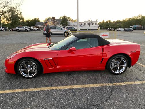 Red 2010 Chevrolet Corvette Grand Sport