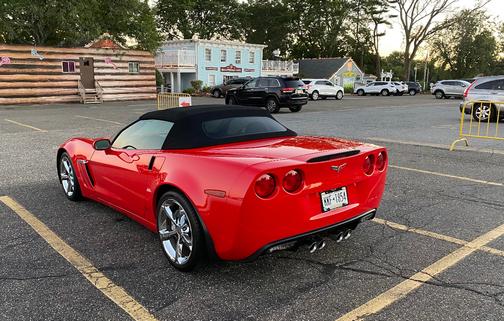 Red 2010 Chevrolet Corvette Grand Sport