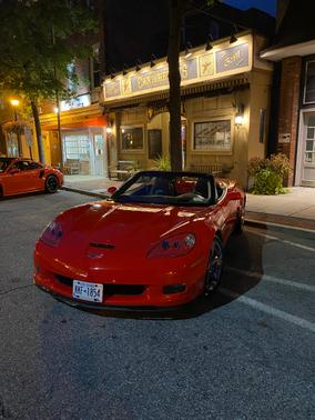 Red 2010 Chevrolet Corvette Grand Sport
