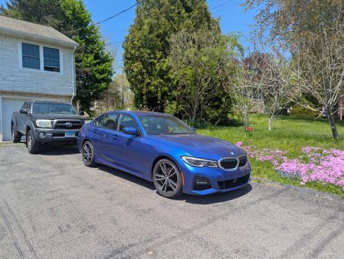 Blue 2019 BMW 330 i xDrive