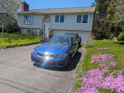 Blue 2019 BMW 330 i xDrive