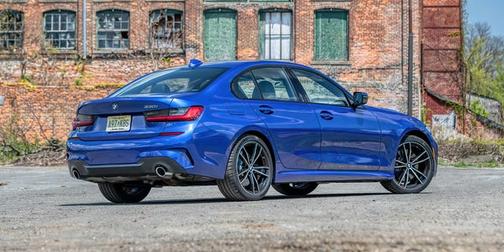 Blue 2019 BMW 330 i xDrive
