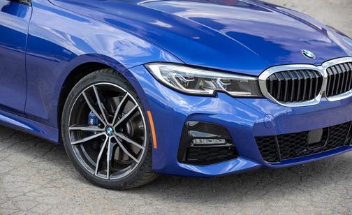 Blue 2019 BMW 330 i xDrive