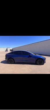 Blue 2021 Tesla Model 3 Standard Range Plus
