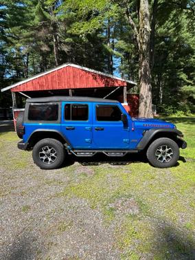 Blue 2021 Jeep Wrangler Unlimited Rubicon