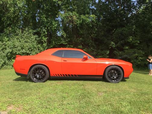 Orange 2017 Dodge Challenger R/T