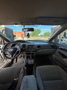 White 2010 Honda Civic LX