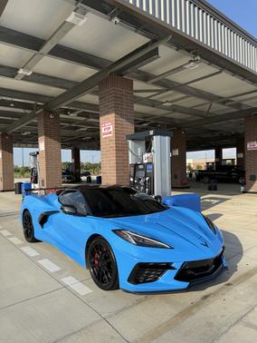 Blue 2022 Chevrolet Corvette Stingray w/3LT