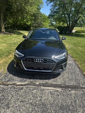 Black 2021 Audi A4 45 S line Premium Plus