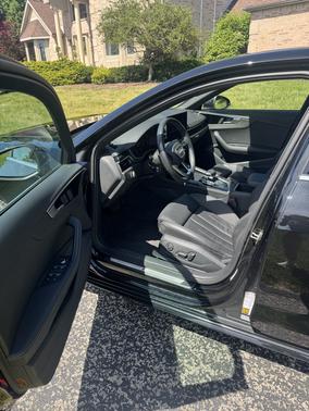 Black 2021 Audi A4 45 S line Premium Plus