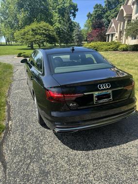 Black 2021 Audi A4 45 S line Premium Plus