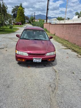 Red 1995 Honda Accord LX