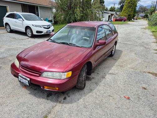 Red 1995 Honda Accord LX