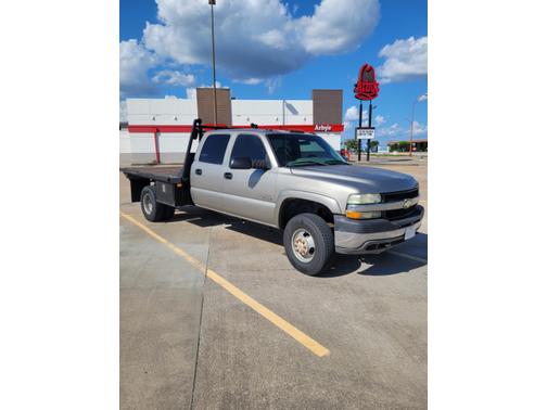 Gray 2002 Chevrolet Silverado 3500 LS Crew Cab