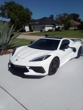 White 2020 Chevrolet Corvette Stingray w/3LT