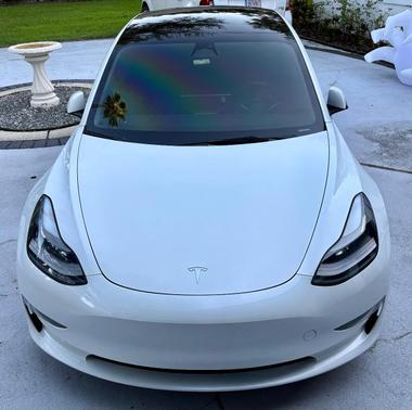 White 2023 Tesla Model 3 Long Range