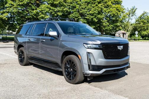 Gray 2021 Cadillac Escalade ESV Sport Platinum