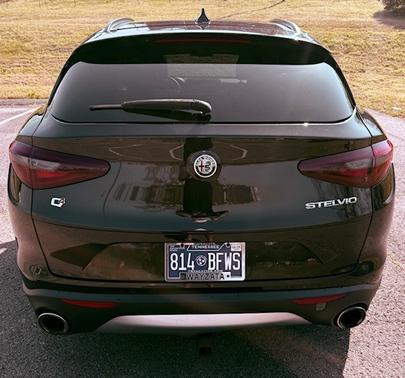 Black 2018 Alfa Romeo Stelvio Sport