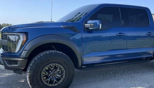 Blue 2022 Ford F-150 Raptor