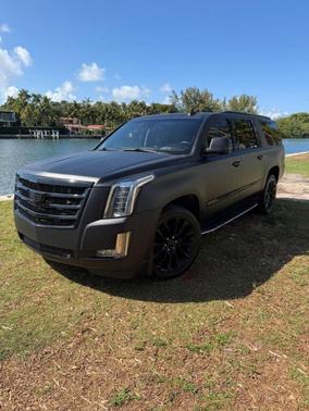 Black 2018 Cadillac Escalade ESV Luxury