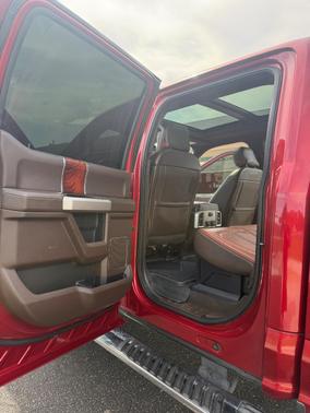 Red 2018 Ford F-250 King Ranch