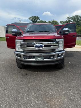Red 2018 Ford F-250 King Ranch