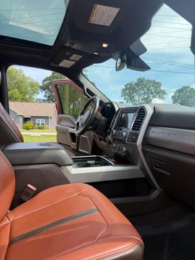 Red 2018 Ford F-250 King Ranch