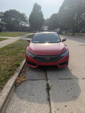 Red 2016 Honda Civic LX-P