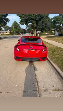 Red 2016 Honda Civic LX-P