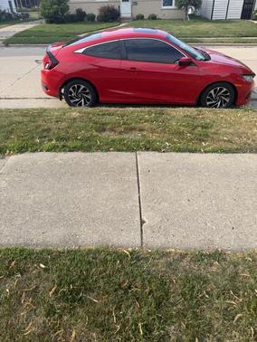Red 2016 Honda Civic LX-P