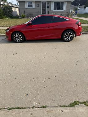 Red 2016 Honda Civic LX-P