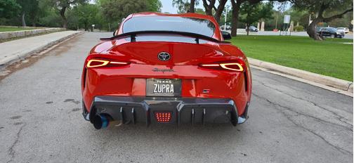 Orange 2024 Toyota GR Supra 45th Anniversary Edition