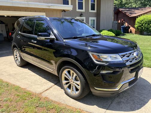 Black 2018 Ford Explorer Limited