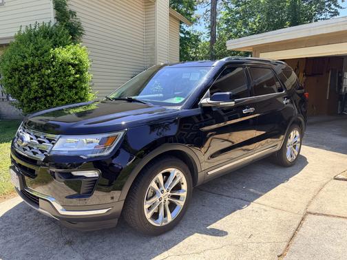 Black 2018 Ford Explorer Limited