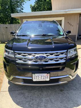 Black 2018 Ford Explorer Limited