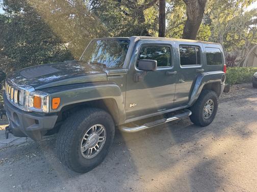 Blue 2007 Hummer H3 Base